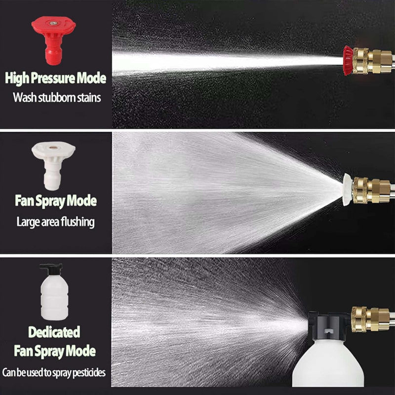 Wireless-High Pressure Wash Gun For Multi-Purpose Cleaning