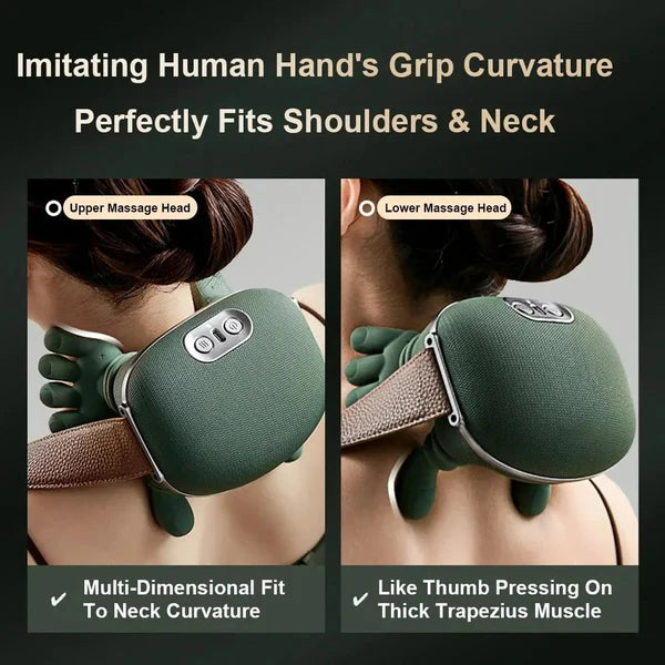 Premium Heated Shiatsu Neck & Back Massager