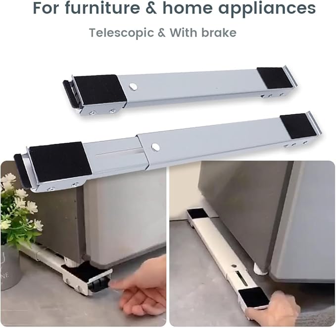 Heavy Duty Adjustable Furniture Movers with Wheels (Complete Set)