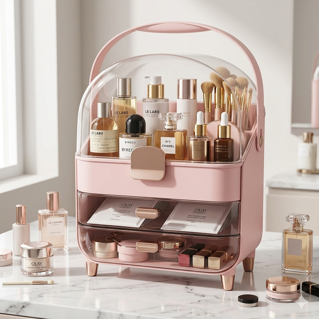 Makeup Organizer Storage Box for Dressing Table – Pakistan