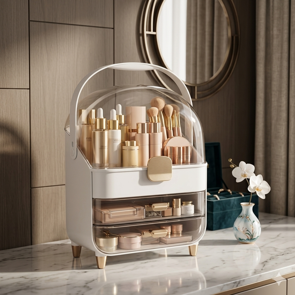 Makeup Organizer Storage Box for Dressing Table – Pakistan