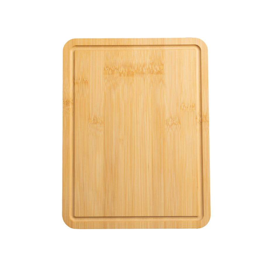 Bamboo Cutting Board with Juice Groove – Durable Kitchen Essential