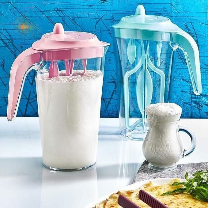 Manual Milk & Lassi Frother–Handheld Cream Whisk&Mixer